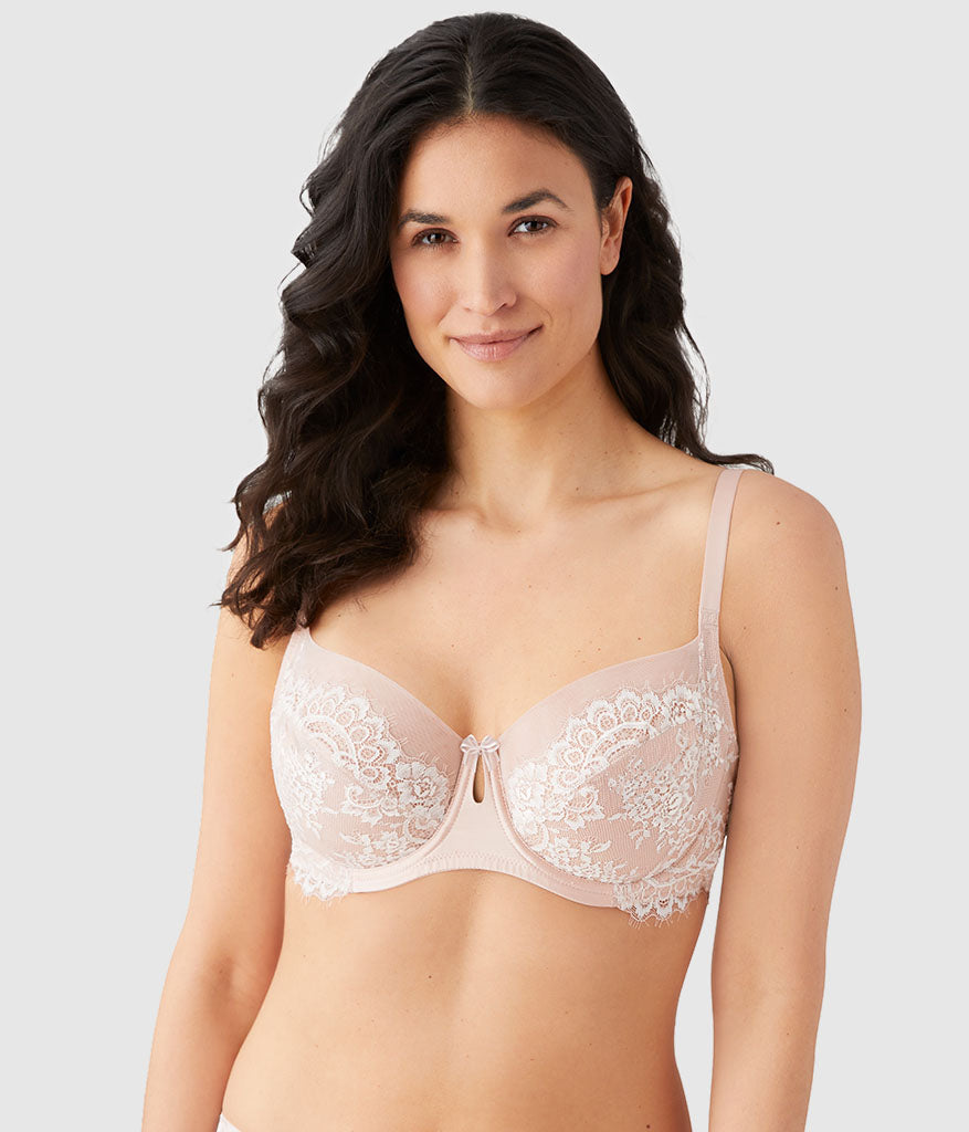 Center Stage Underwire Bra: Rose Dust/Angel Wing