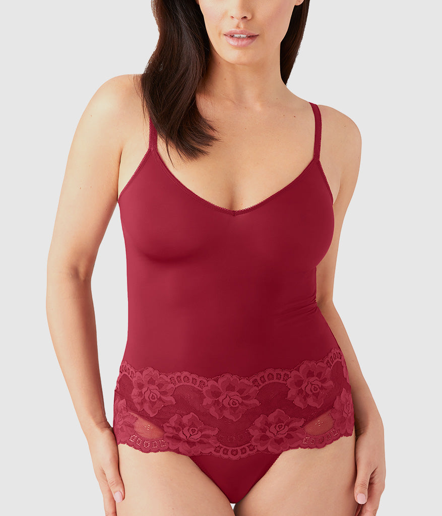 Light and Lacy Cami: Rhubarb