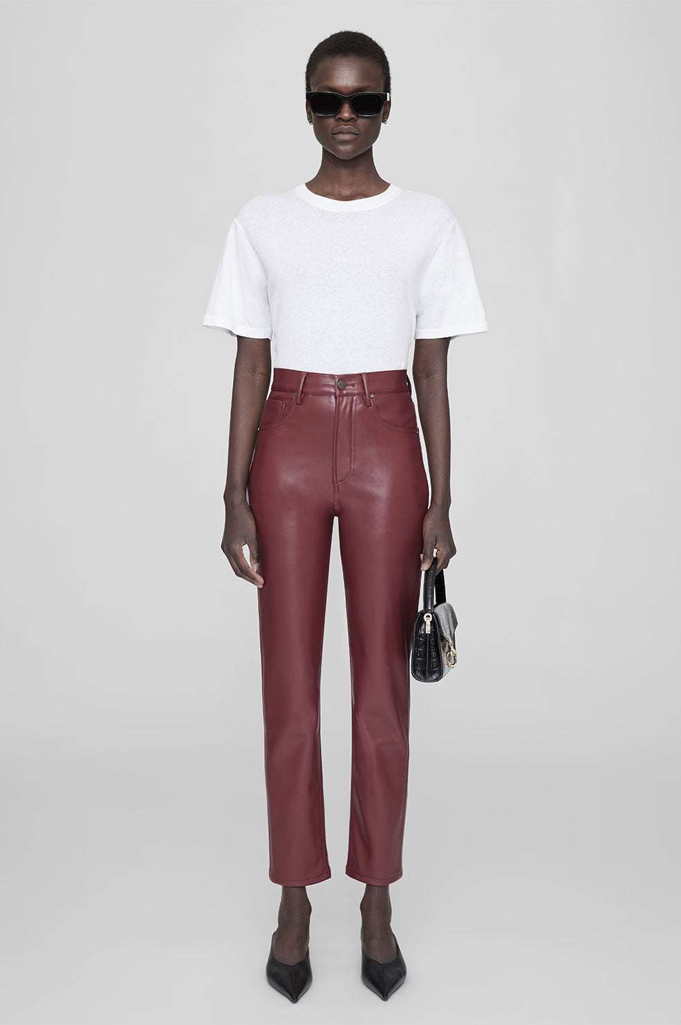 Sonya Pant - Burgundy