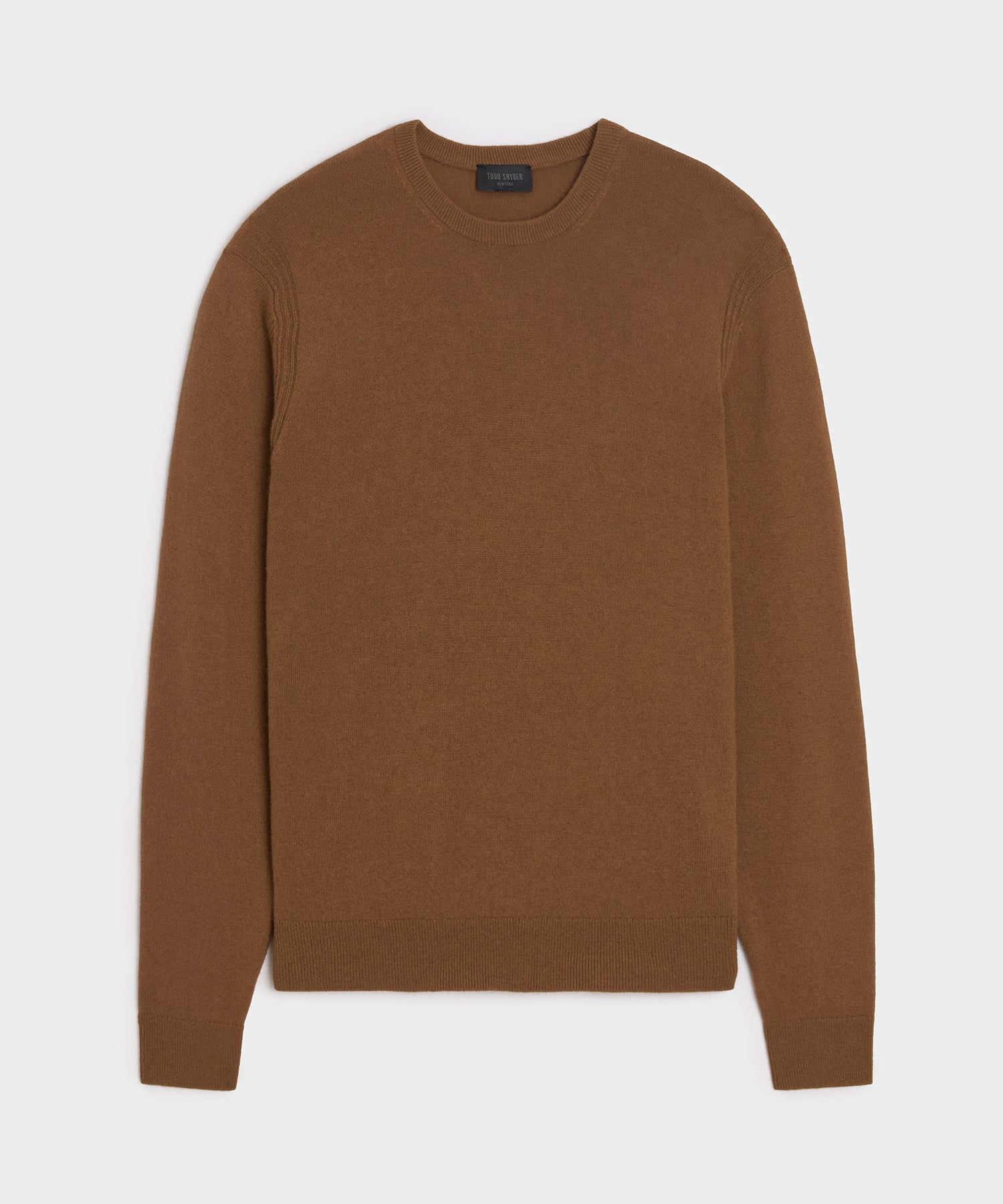 Cashmere Crewneck — Tobacco