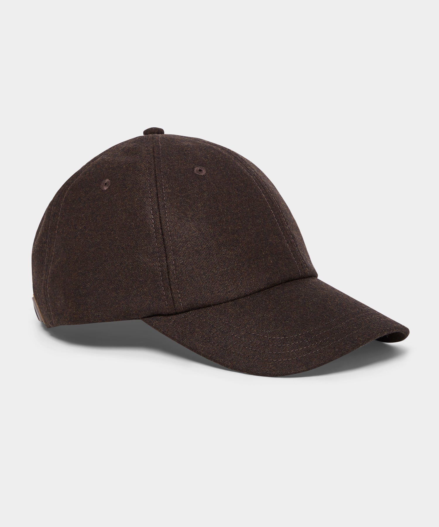 Flannel Dad Cap — Dark Brown