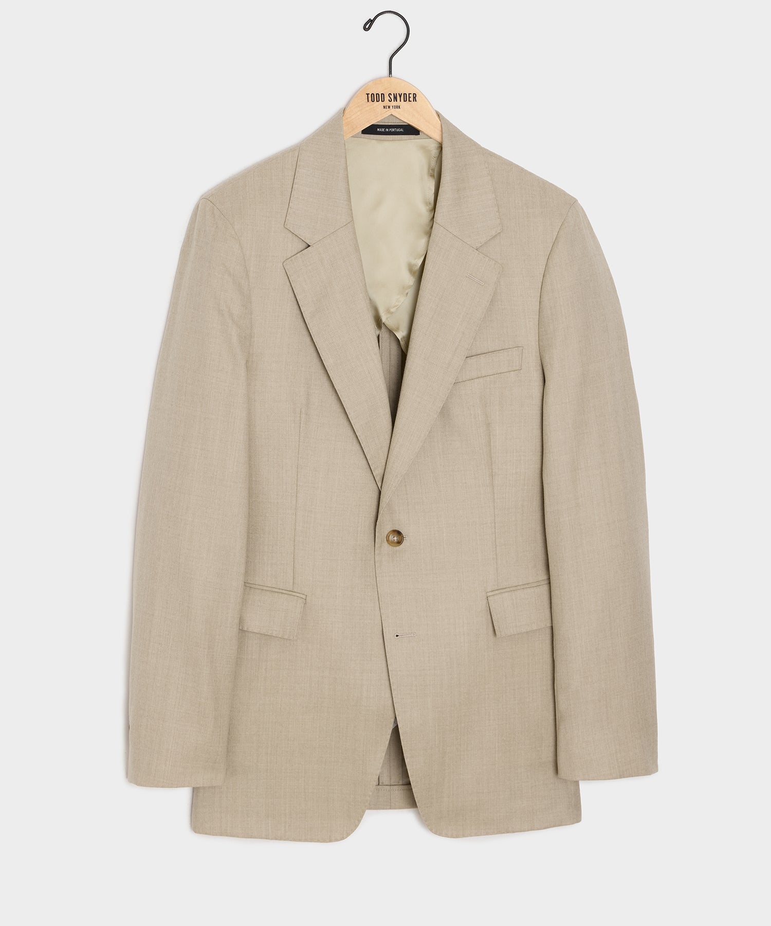 Italian Flannel Sutton Jacket — Oatmeal