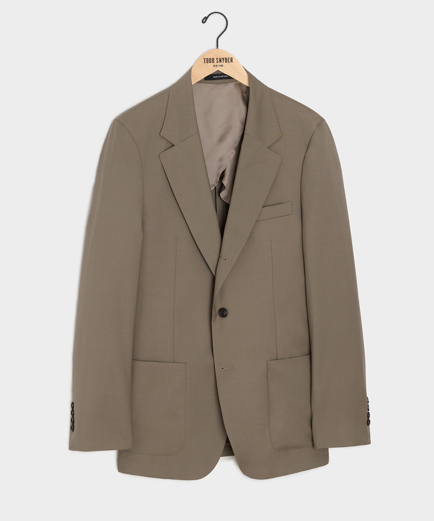 Italian Mohair Madison Jacket — Taupe
