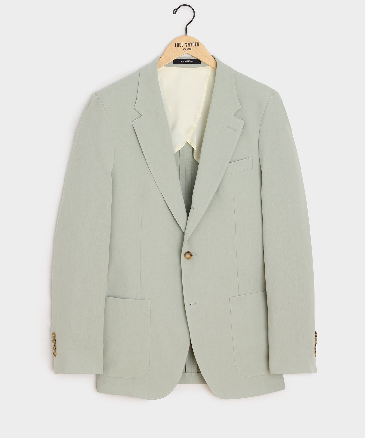 Italian Sueded Linen Madison Jacket — Silver Lake