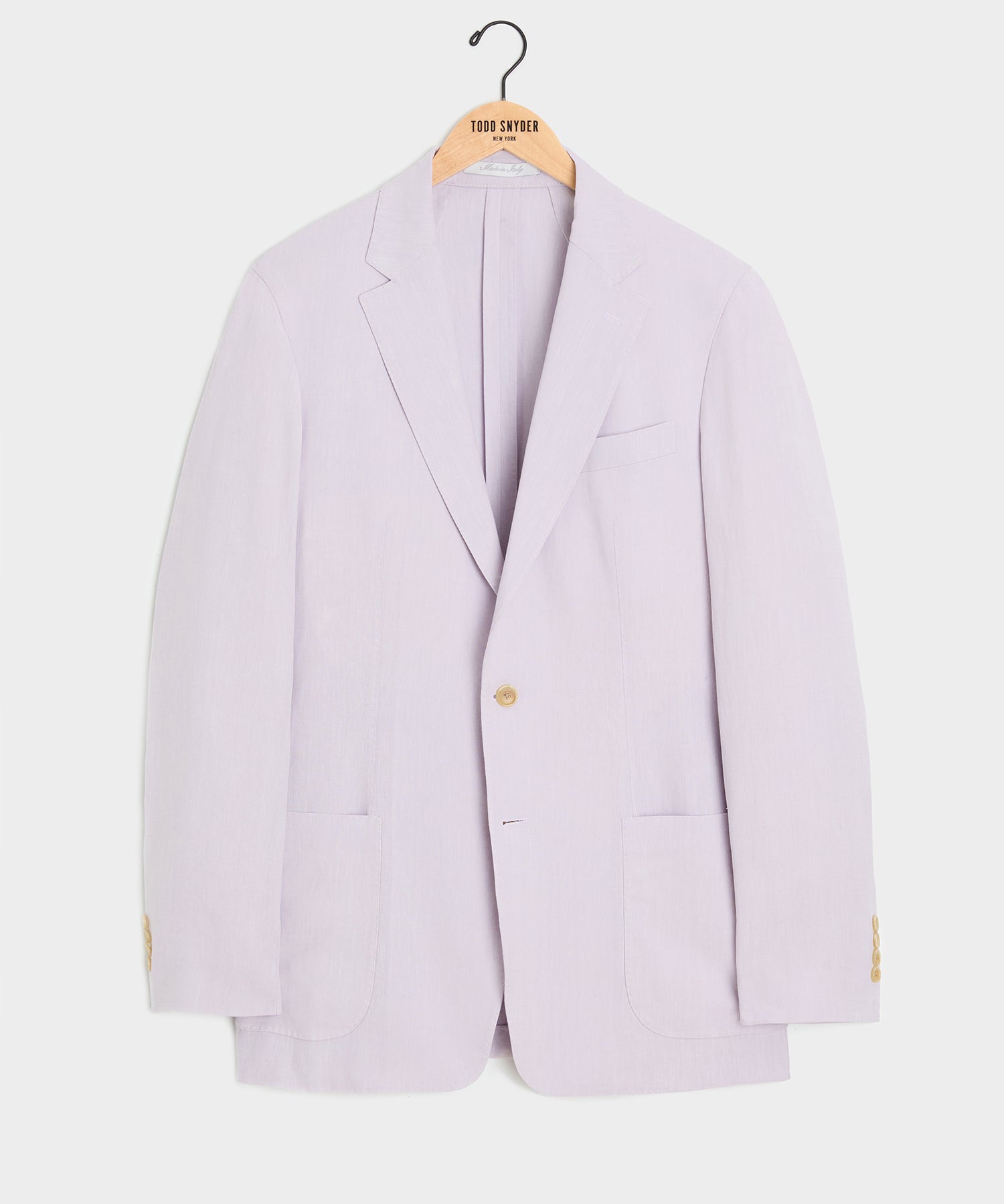 Italian Sueded Linen Sport Coat — French Lilac