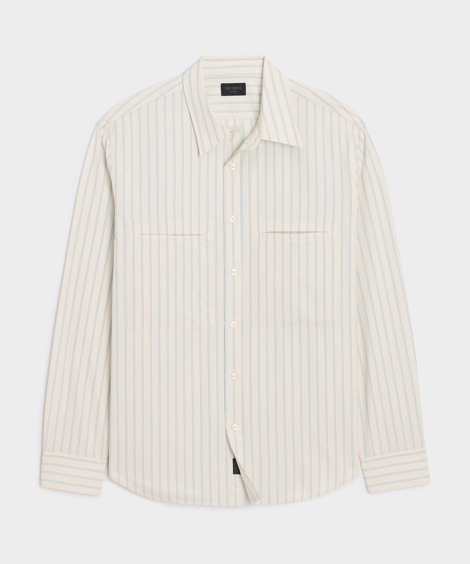 Poplin Utility Shirt — Ivory