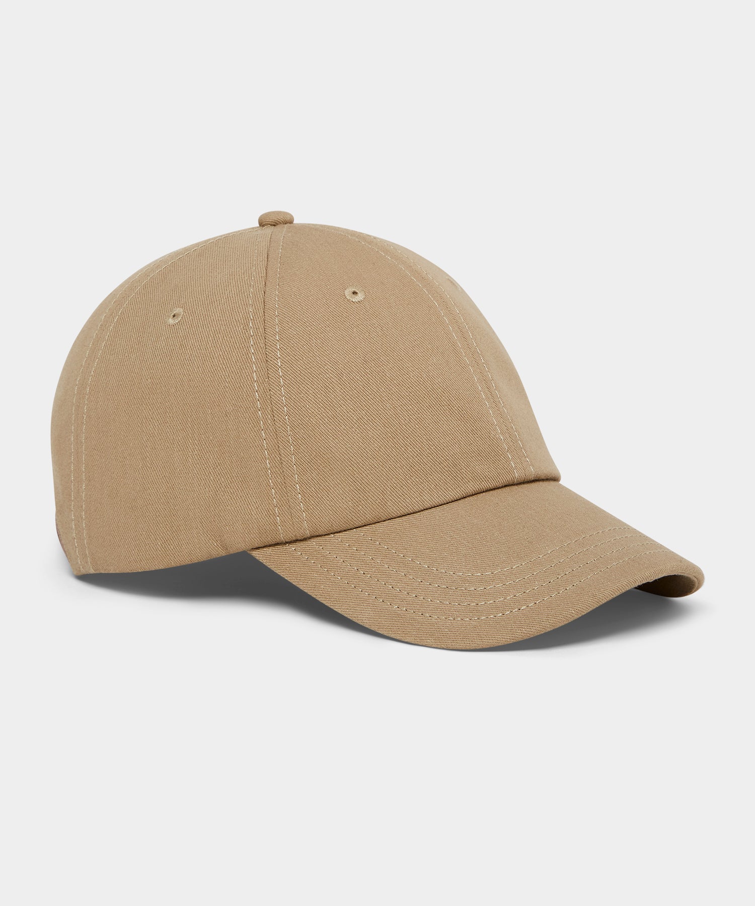 Selvedge Chino Dad Cap — Tan