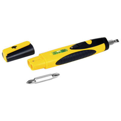 Performance Tool W9161 Lighted Screwdriver with Built-In Level, Each